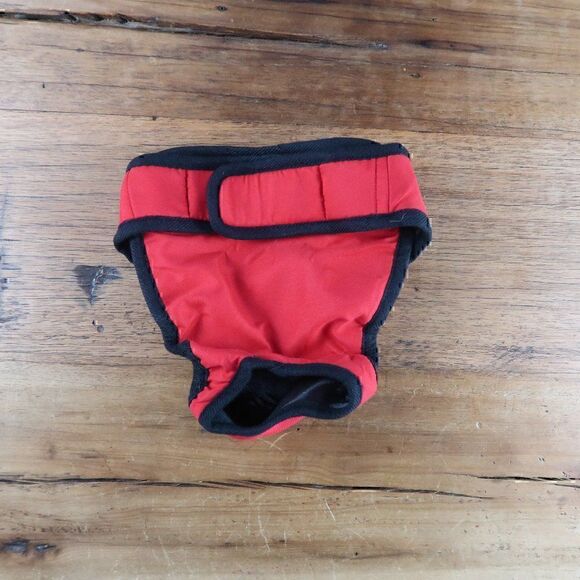 ALFIE RED UNISEX DOG DIAPER WASHABLE REUSABLE SIZE LARGE NWOT - Picture 1 of 7